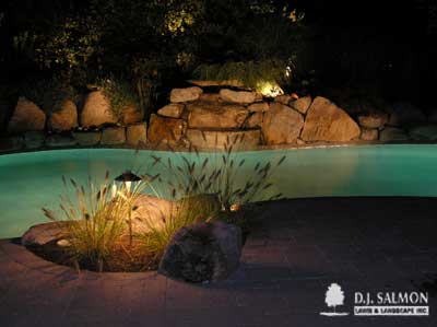 Landscape Light Sets on Low Voltage Landscape Lighting By D J  Salmon Lawn   Landscape  Inc